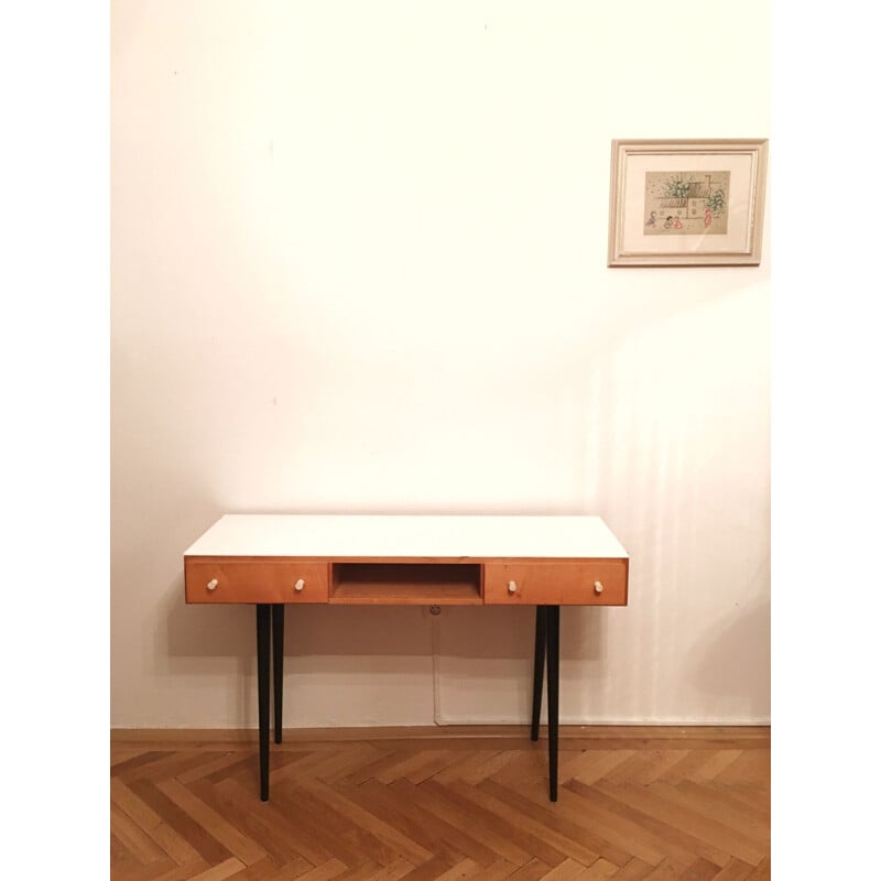 Vintage desk or dressing table by Mojmir Pozar for UP Zavody