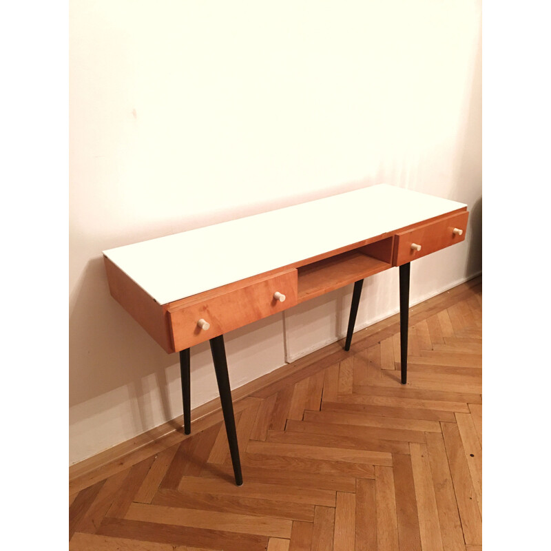 Vintage desk or dressing table by Mojmir Pozar for UP Zavody