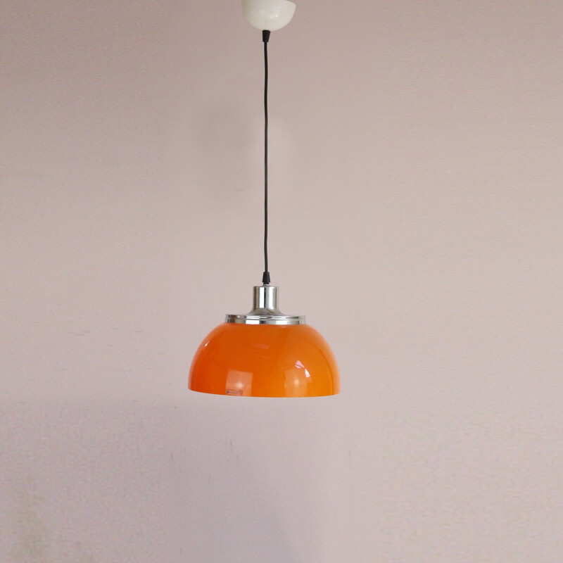 Vintage hanging lamp "Faro" by Guzzini for Meblo