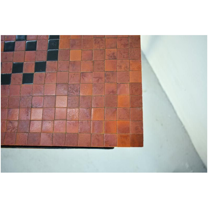 Vintage mosaic and ceramic table , 1950s-1960s