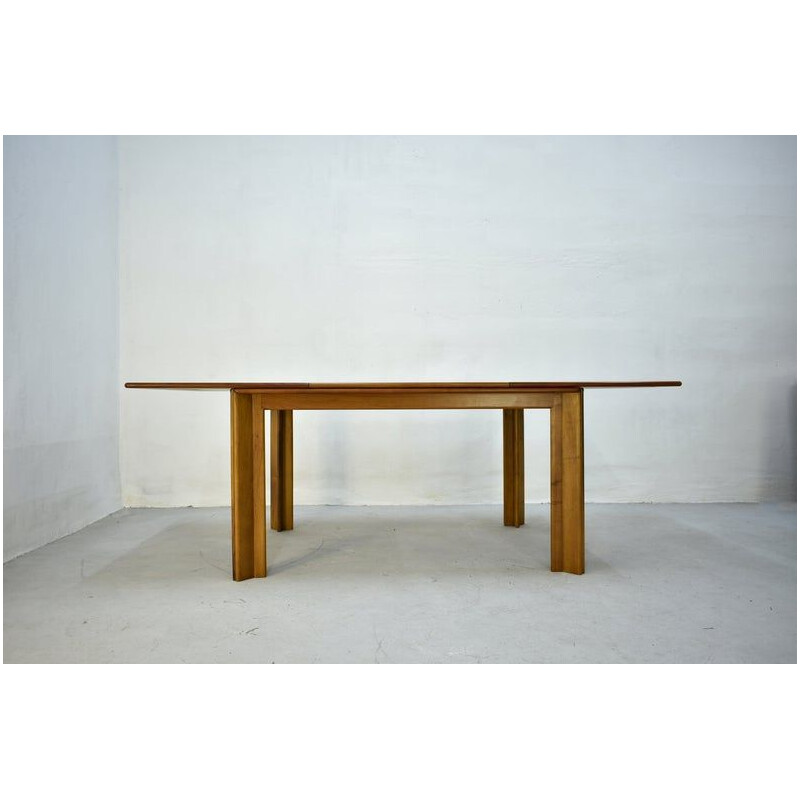 Vintage dining table "Mou" model by Tobia and Afra Scarpa for Molteni, Italy, 1970s