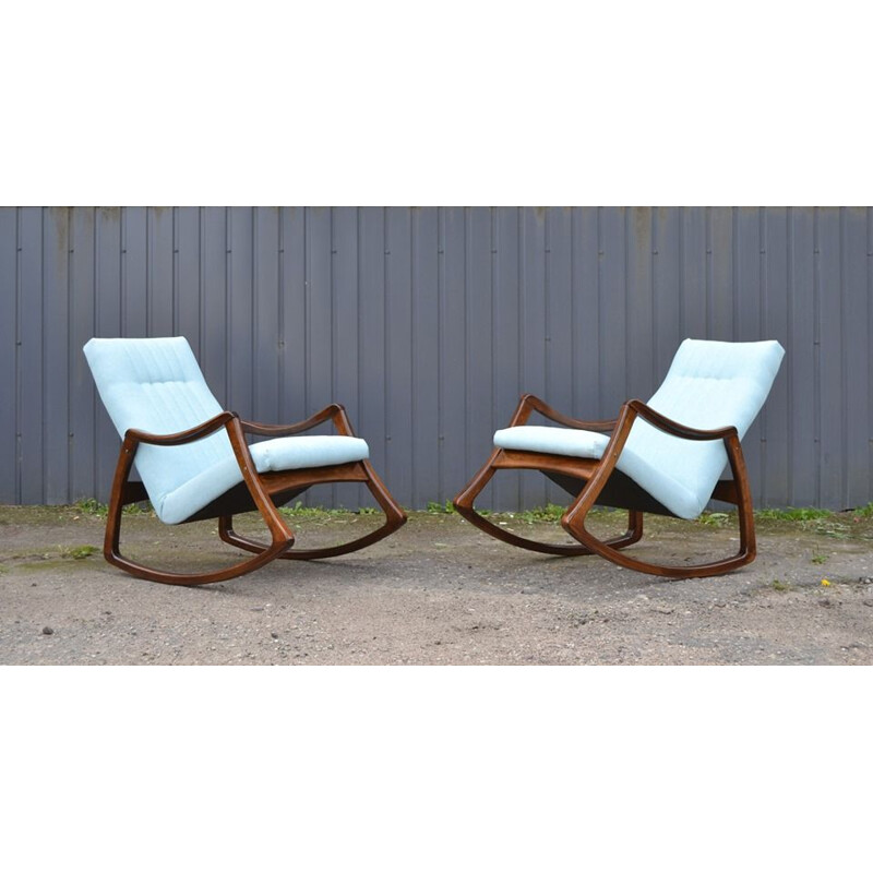 Vintage rocking chair from TON, 1960s