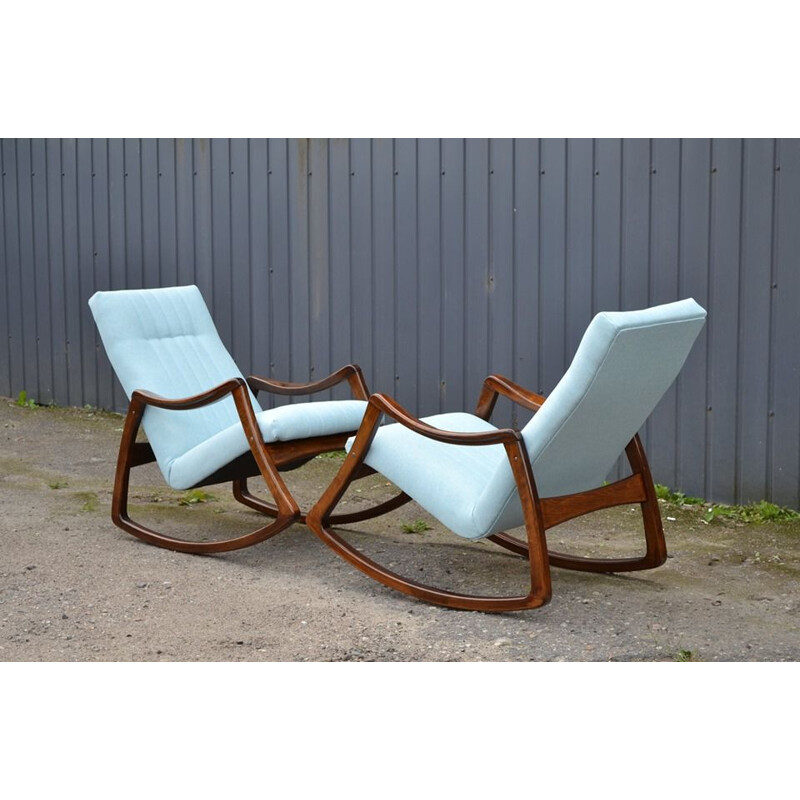 Vintage rocking chair from TON, 1960s