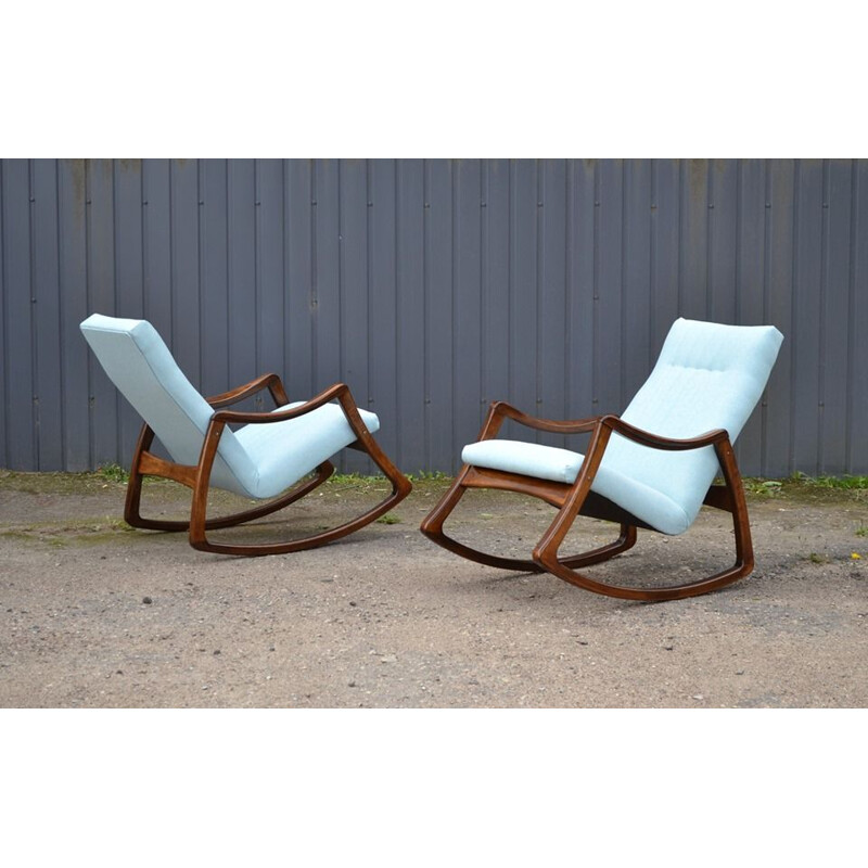 Vintage rocking chair from TON, 1960s