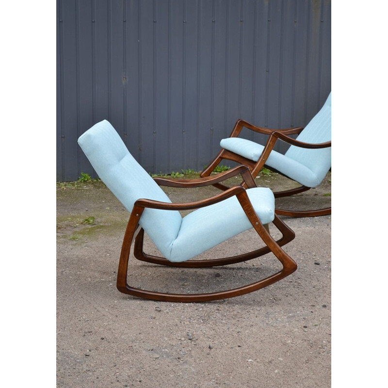 Vintage rocking chair from TON, 1960s