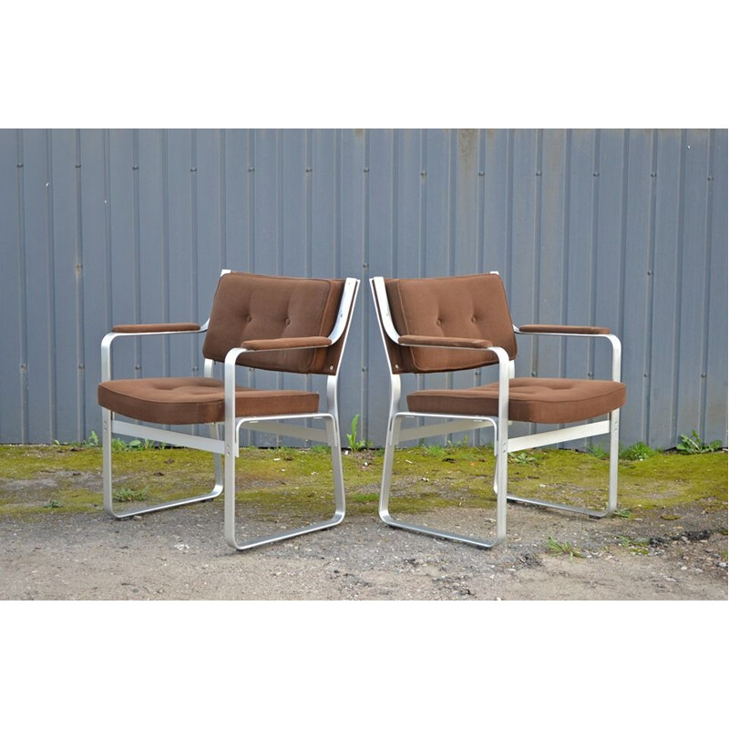 Set of 2 vintage "Mondo" armchairs by Karl-Erik Ekselius for JOC Vetlanda, 1960s