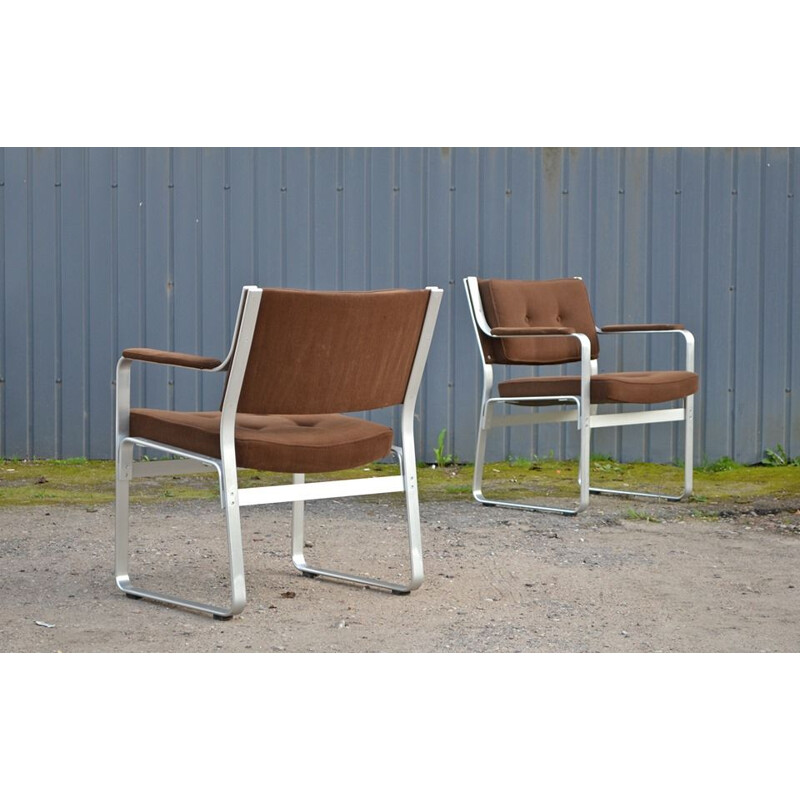 Set of 2 vintage "Mondo" armchairs by Karl-Erik Ekselius for JOC Vetlanda, 1960s