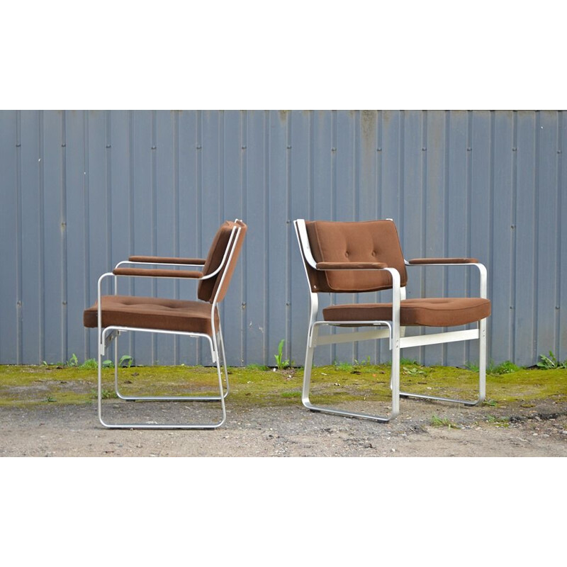 Set of 2 vintage "Mondo" armchairs by Karl-Erik Ekselius for JOC Vetlanda, 1960s