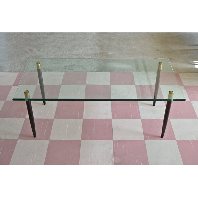 Vintage coffee table from Örebro Glasindustri, Sweden, 1960s