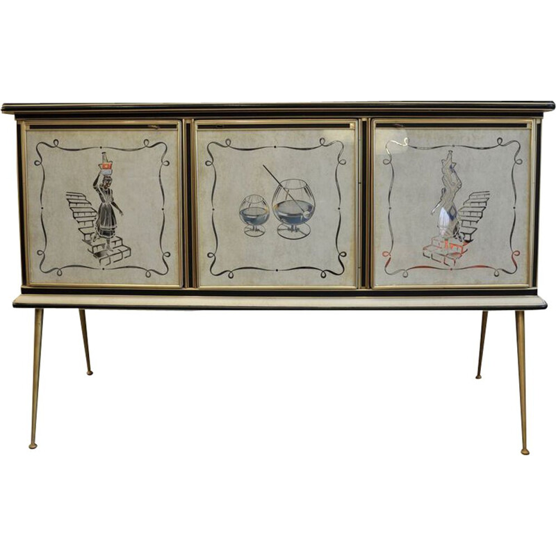 Vintage Italian sideboard by Umberto Mascagni