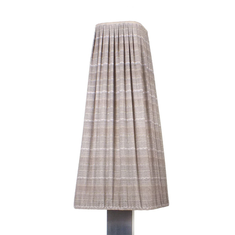 Vintage fabric and metal floor lamp, 1960s