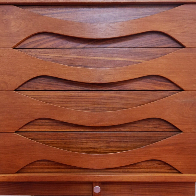 Vintage wooden sideboard, Italy, 1970s