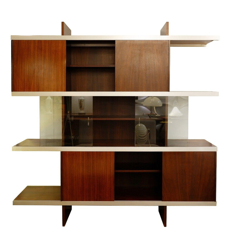 Vintage Library Mobili Contemporanei by Angelo Mangiarotti, Italy, 1970s