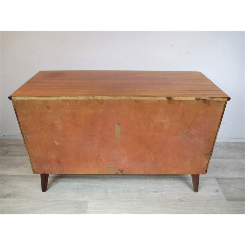 Vintage mahogamy chest of drawers, 1960s