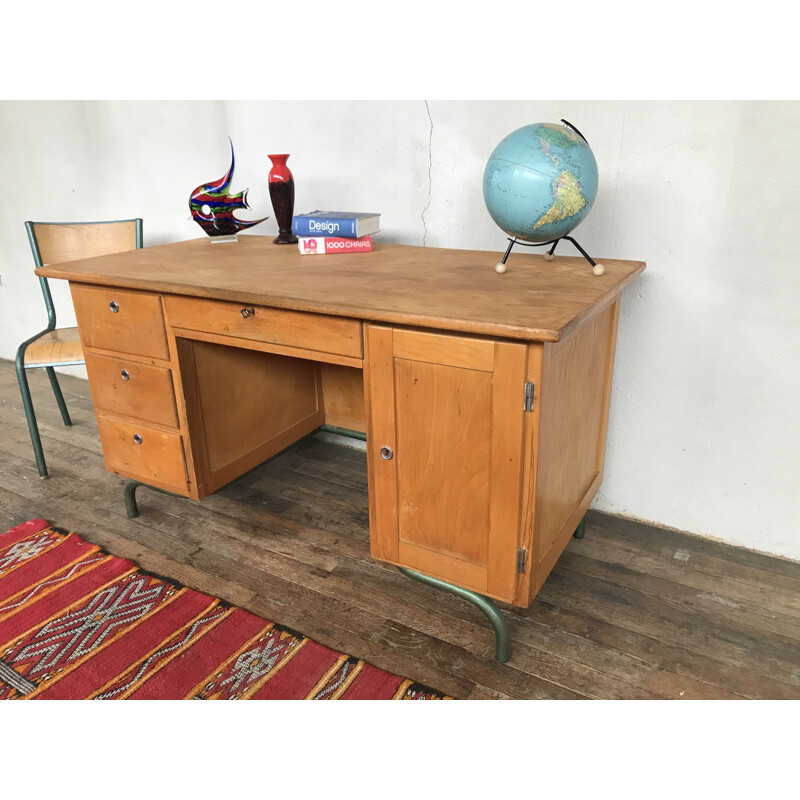 Vintage schoolmaster's desk 1950s-1960s