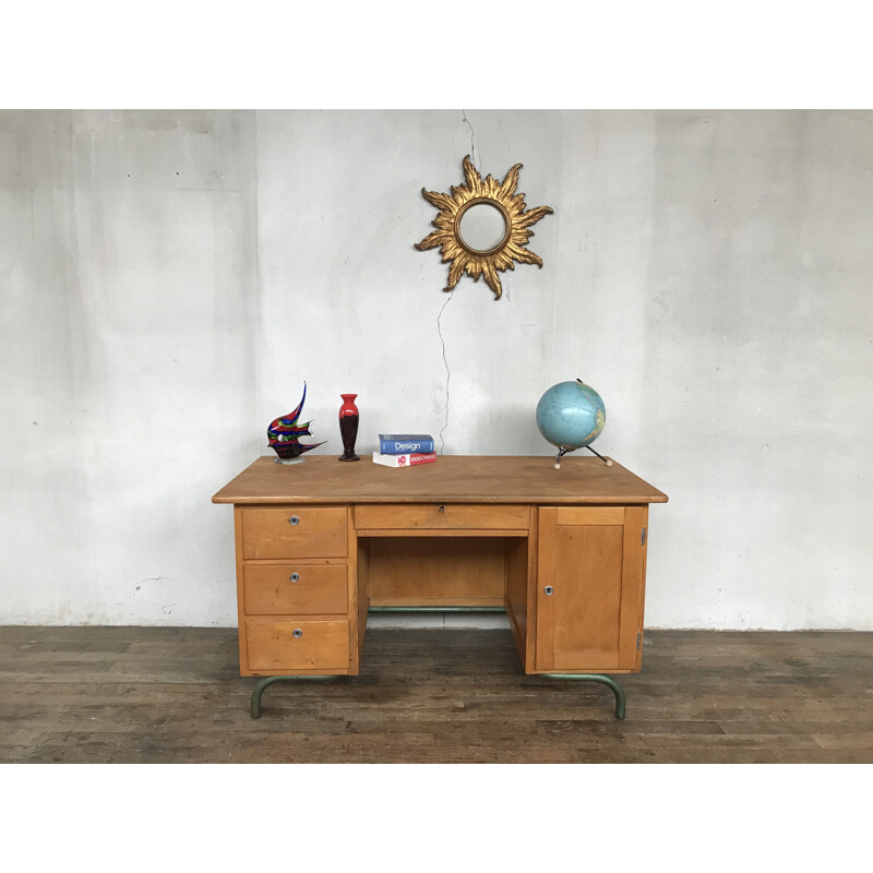 Vintage schoolmaster's desk 1950s-1960s