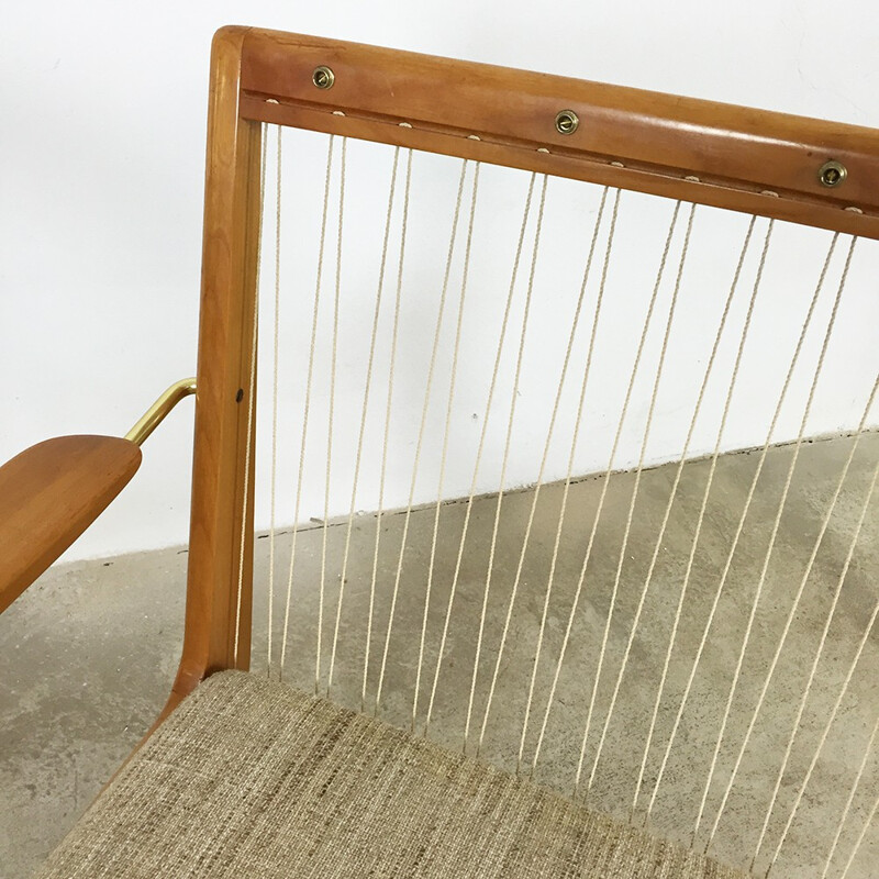 ES Soloform armchair in wood, metal and fabric, Hans MITZLAFF - 1950s