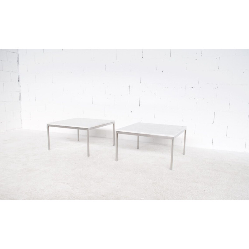Pair of vintage coffee tables by Florence Knoll, Knoll International, 1960s