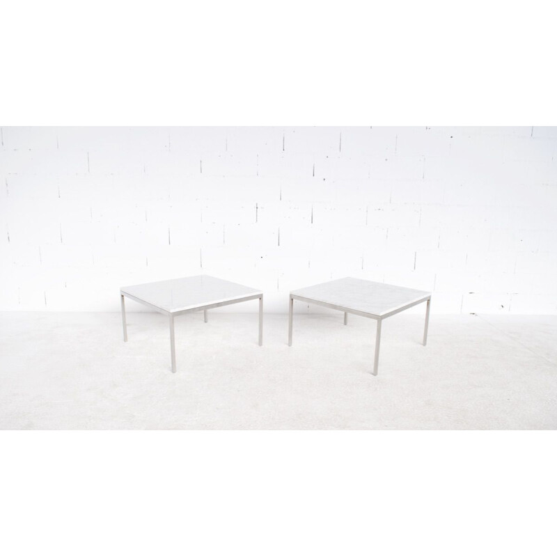 Pair of vintage coffee tables by Florence Knoll, Knoll International, 1960s