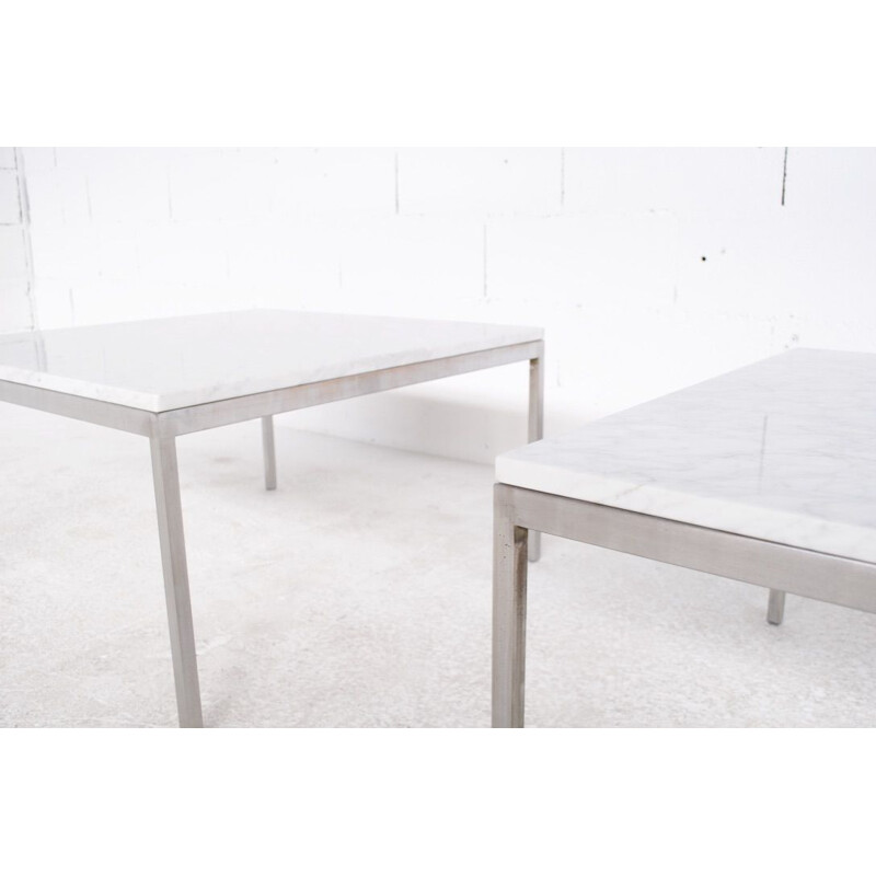 Pair of vintage coffee tables by Florence Knoll, Knoll International, 1960s