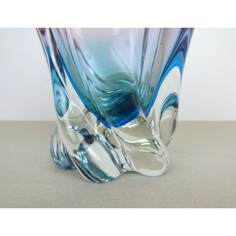 Vintage Glass Vase from Sanyu, Japan, 1960s