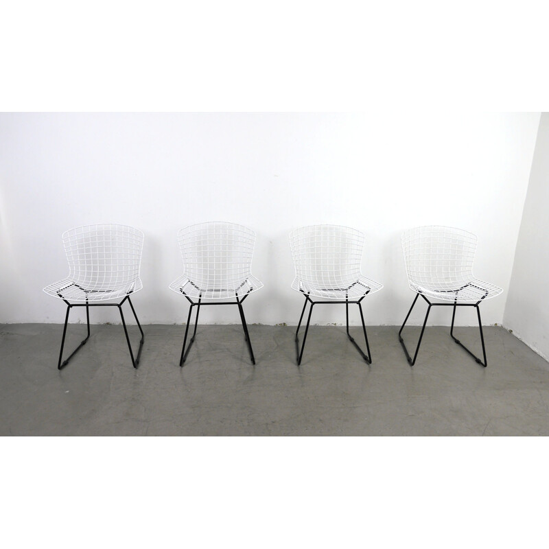 Set of 4 Model 420C vintage Chairs by Harry Bertoia for Knoll, USA, 1960s