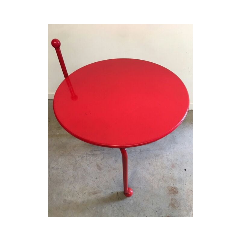 Tord Bjorklund vintage memphis side table for ikea 1980s