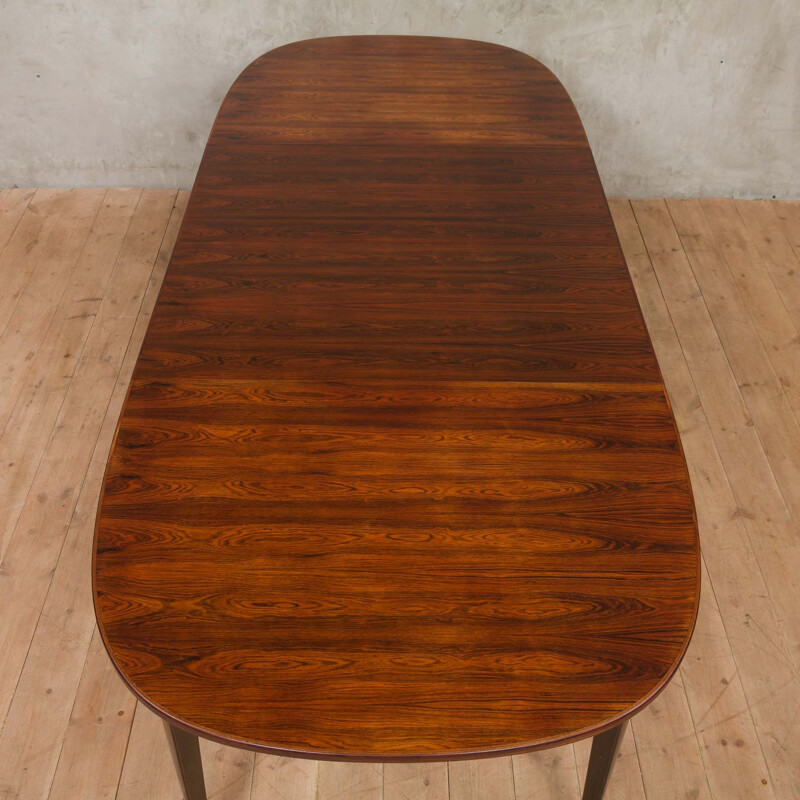 Vintage extendable table in rosewood by Omann Jun 