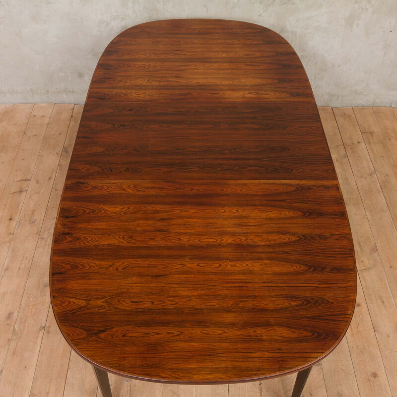 Vintage extendable table in rosewood by Omann Jun 