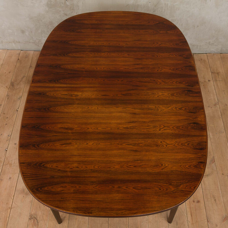 Vintage extendable table in rosewood by Omann Jun 