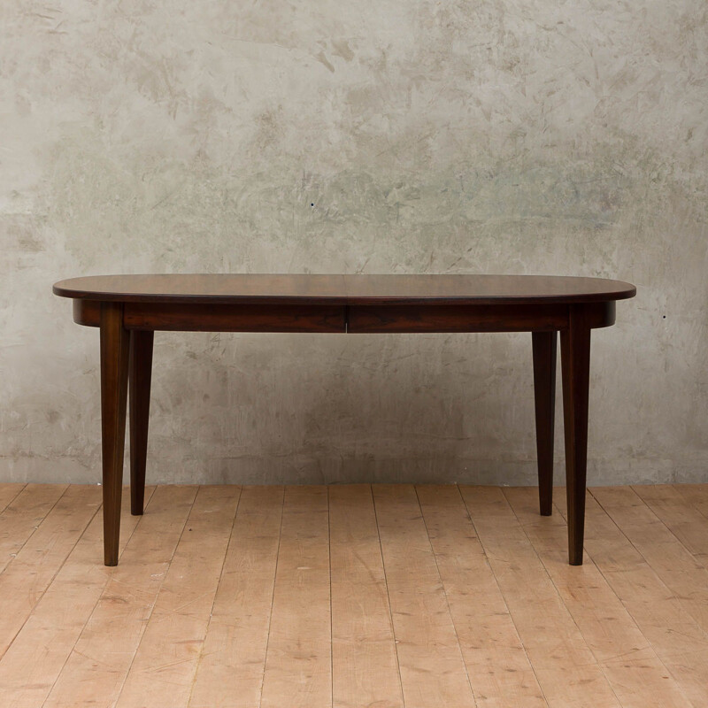 Table extensible vintage en palissandre par Omann Jun 