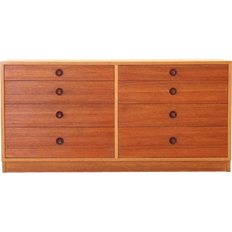 Vintage oak sideboard by Hans J. Wegner for Ry Møbelfabrik, 1960s