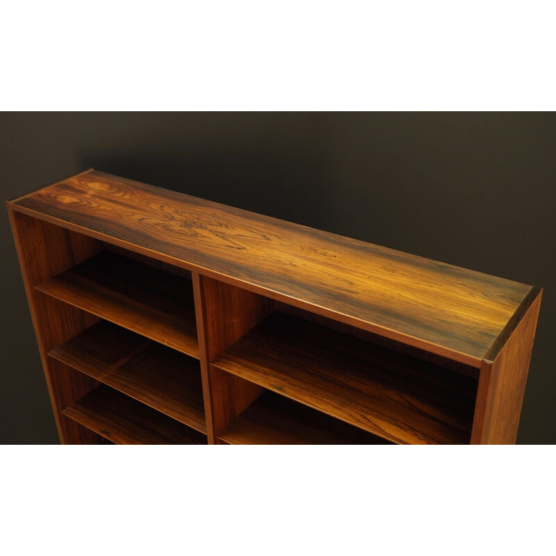 Vintage rosewood bookcase by Hundevad & Co, 1960-70s