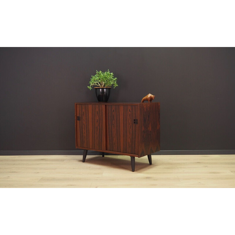 Vintage rosewood chest of drawers, Denmark, 1960-70s