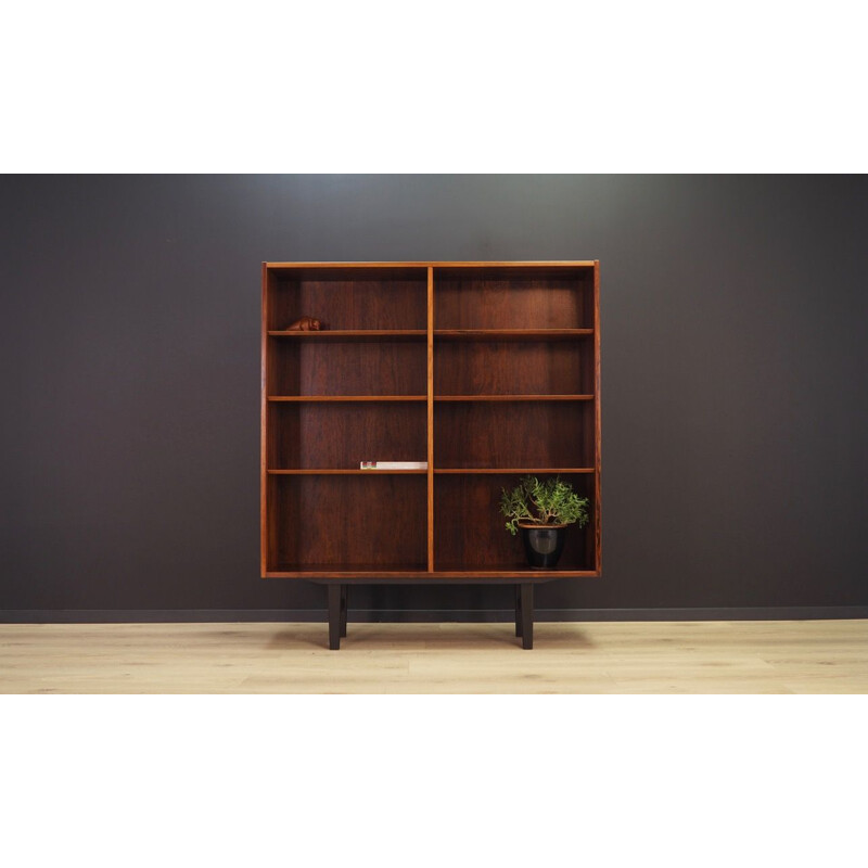 Vintage bookcase in rosewood by Hundevad & Co, Denmark, 1960-70s