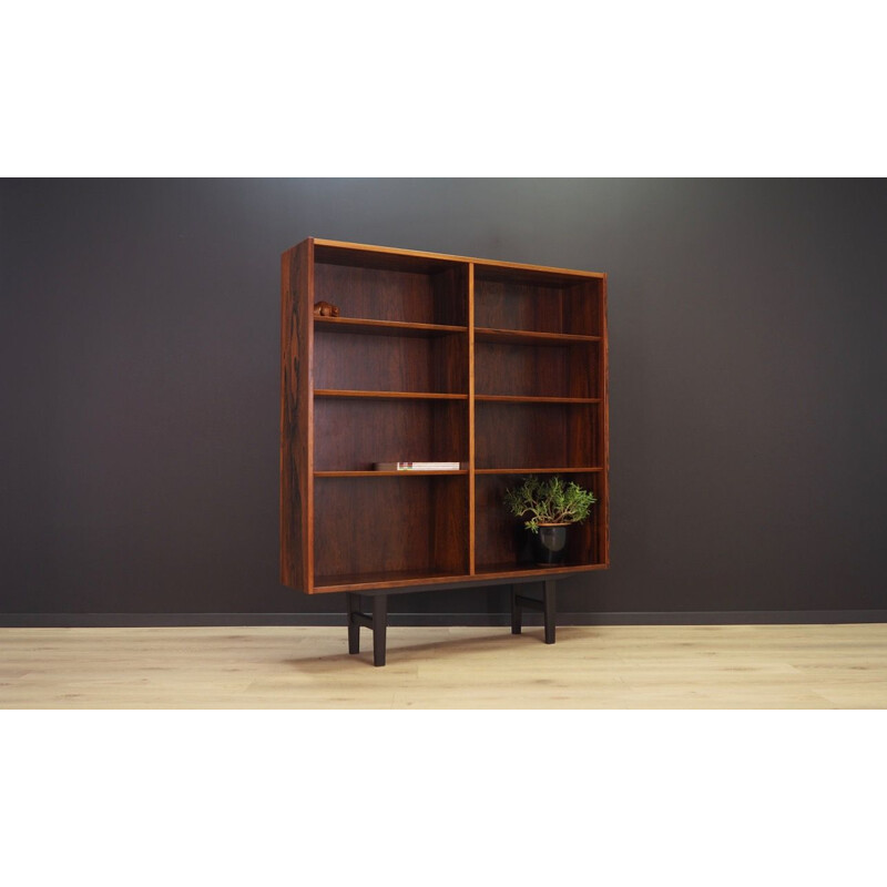 Vintage bookcase in rosewood by Hundevad & Co, Denmark, 1960-70s
