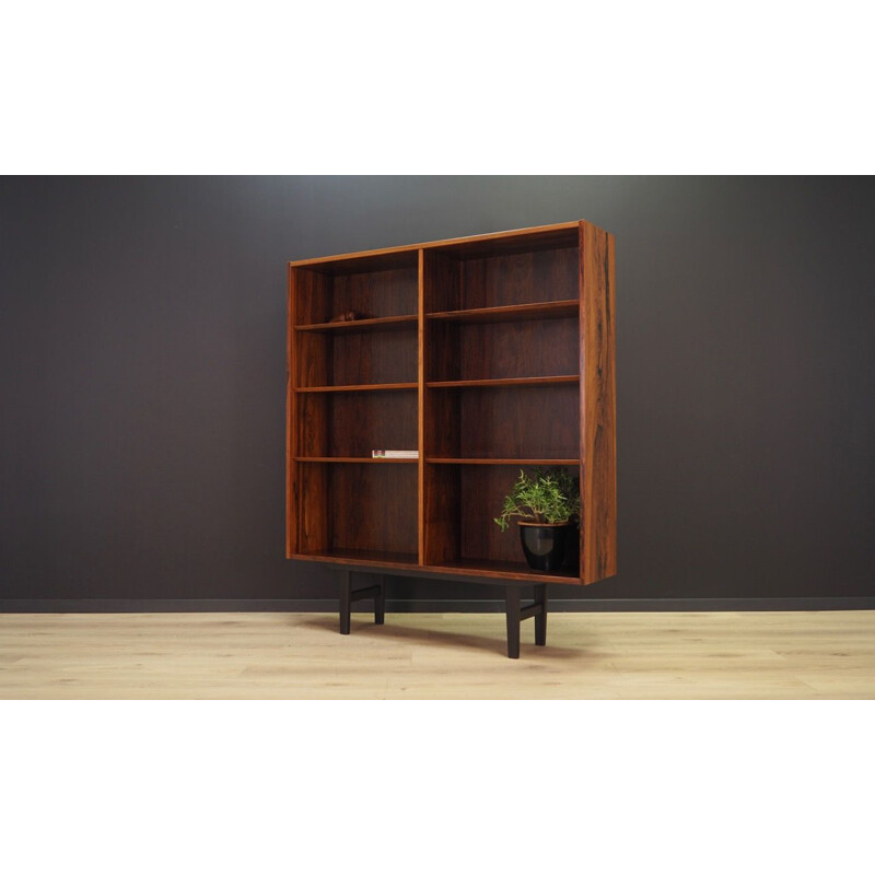 Vintage bookcase in rosewood by Hundevad & Co, Denmark, 1960-70s