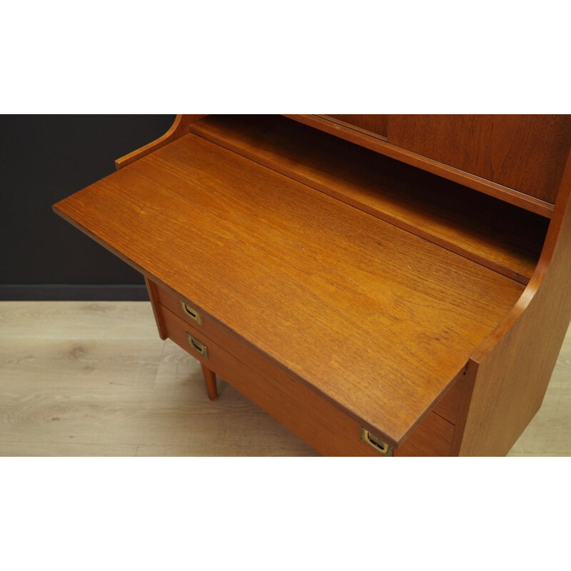 Vintage scandinavian teak secretary, 1960-70s