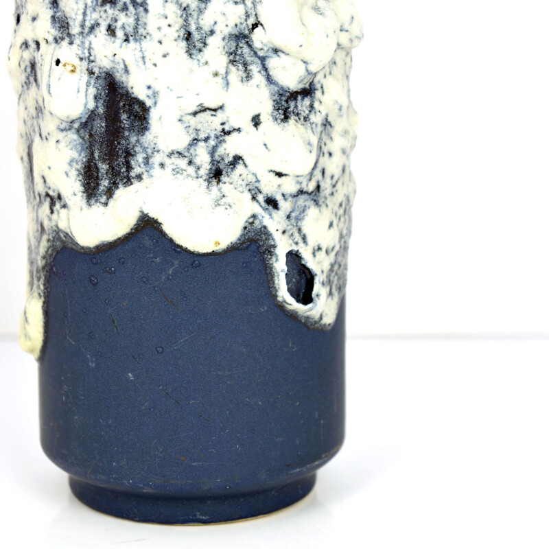 Vintage ceramic fat lava vase by Fohr Keramik, Germany, 1960s