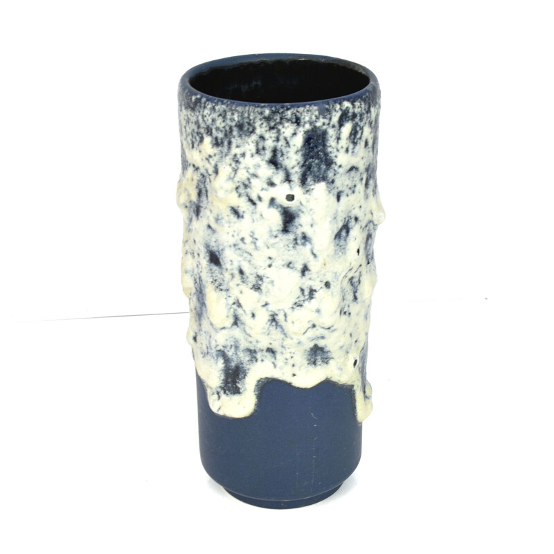 Vintage ceramic fat lava vase by Fohr Keramik, Germany, 1960s