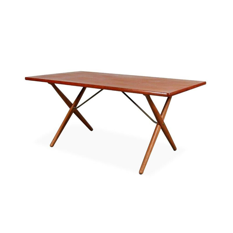 Table à repas vintage de Hans J. Wegner pour Andreas Tuck, Danemark, 1950