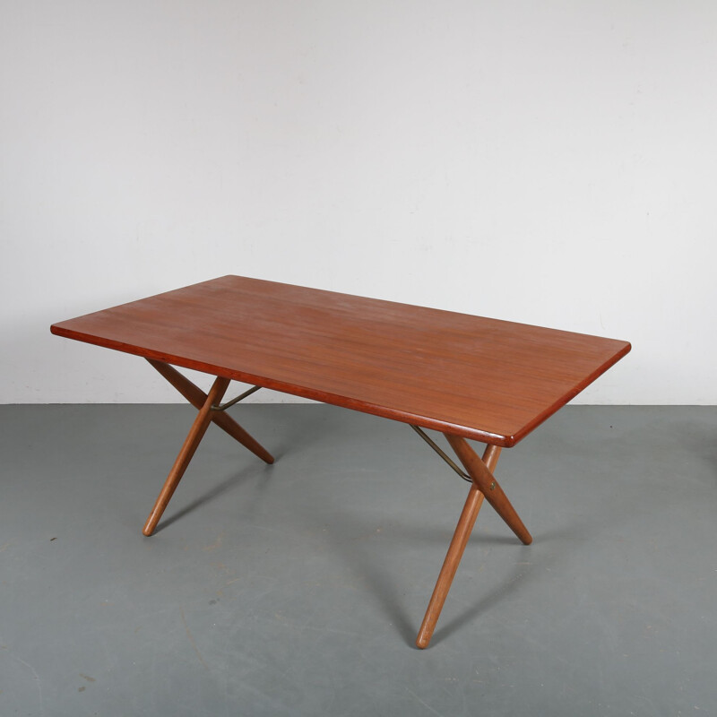 Vintage Dining Table by Hans J. Wegner for Andreas Tuck, Denmark, 1950