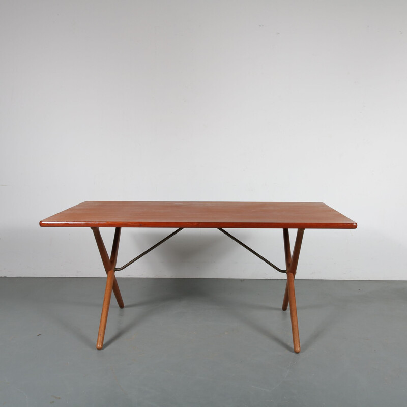 Vintage Dining Table by Hans J. Wegner for Andreas Tuck, Denmark, 1950