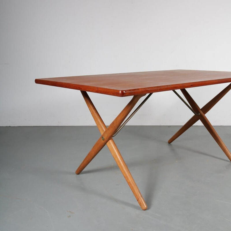 Vintage Dining Table by Hans J. Wegner for Andreas Tuck, Denmark, 1950