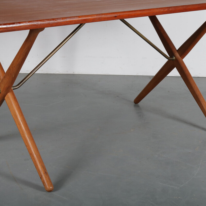 Vintage Dining Table by Hans J. Wegner for Andreas Tuck, Denmark, 1950