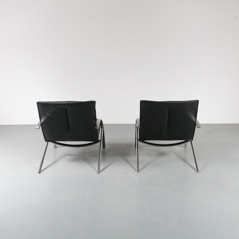 Paire vintage de fauteuils "Arco" par Paul Tuttle pour Strassle, Suisse 1976