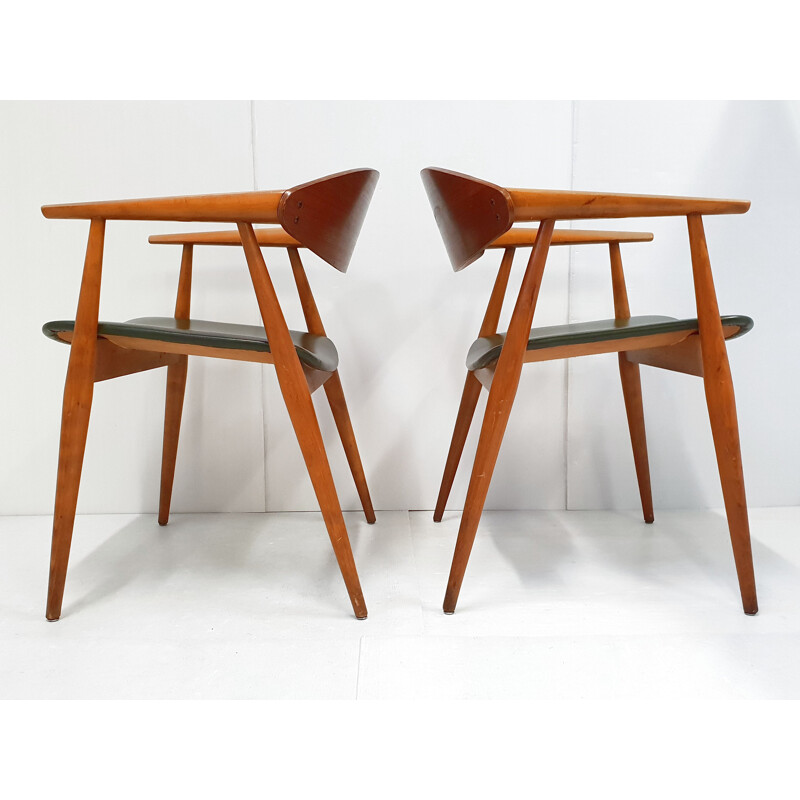 Pair of vintage Scandinavian armchairs 1960