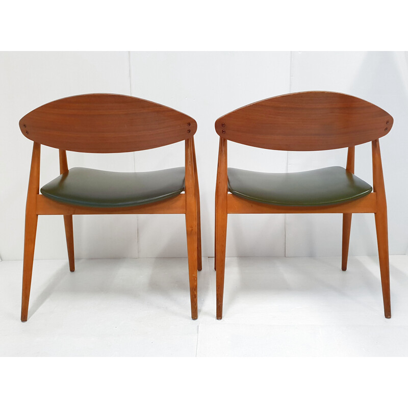 Pair of vintage Scandinavian armchairs 1960