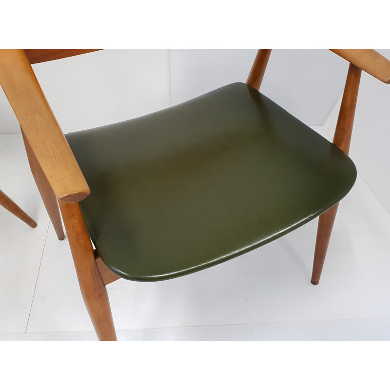 Paire de fauteuils scandinaves vintage 1960