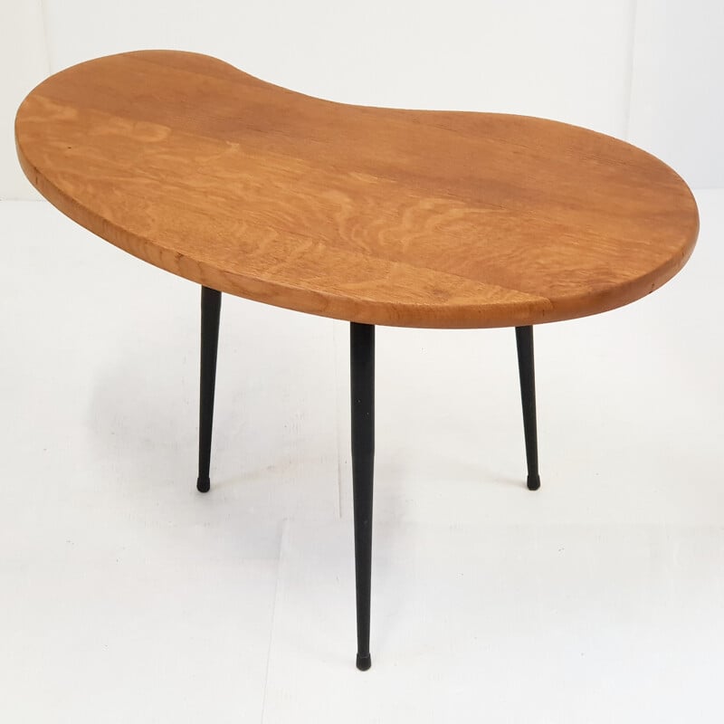 Table basse haricot vintage 1950 